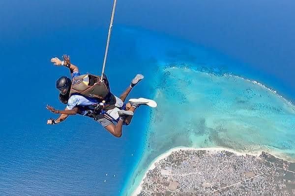 Skydiving Zanzibar